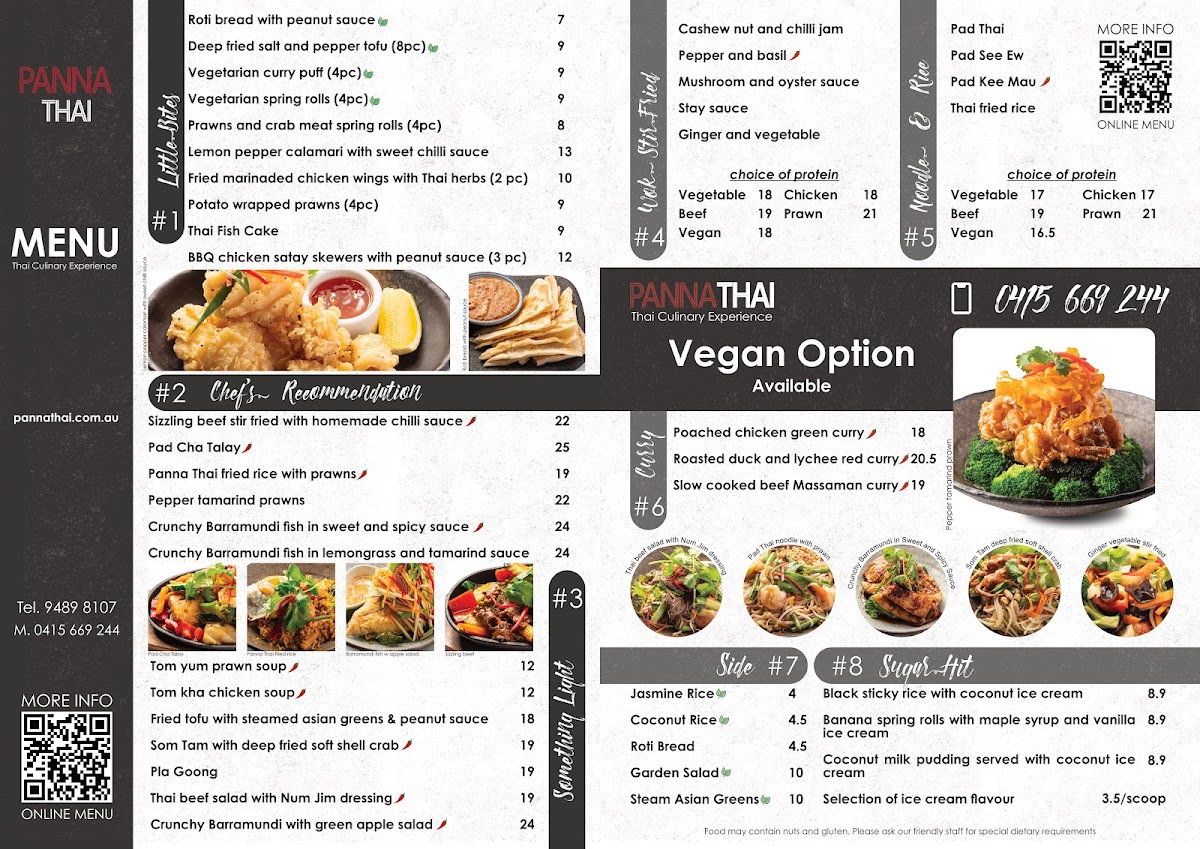 Menu Panna Thai-1